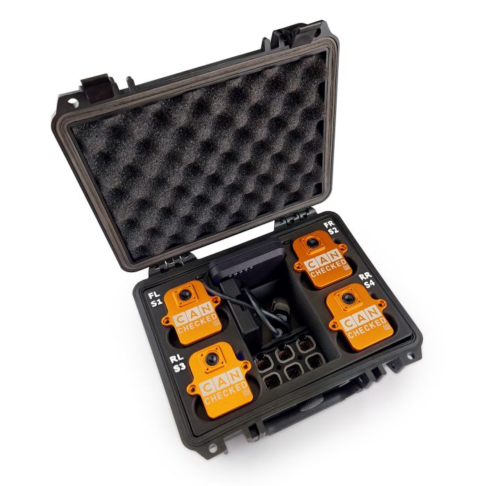 CANchecked BMU04 Wireless Brake Temperature Monitoring System with Load Box