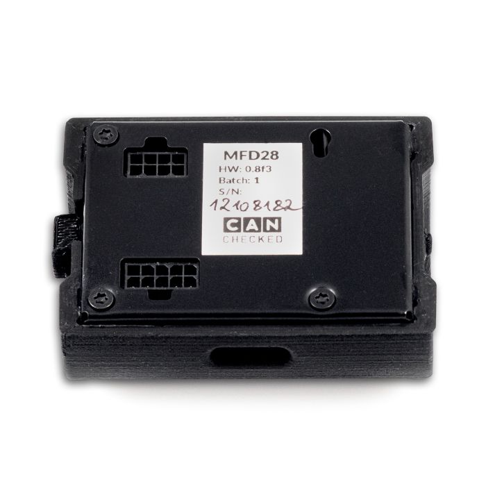 CANchecked Display MFD28 Gen2 for Audi 100 C4 91-94 and Audi A6 C4 94-97 (left-hand or right-hand drive).