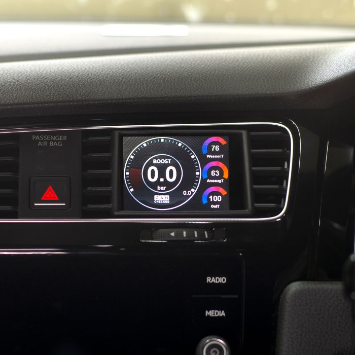 CANchecked MFD32 GEN2 multifunction display for Volkswagen VW Golf MK7 2012 - 2019 right-hand drive