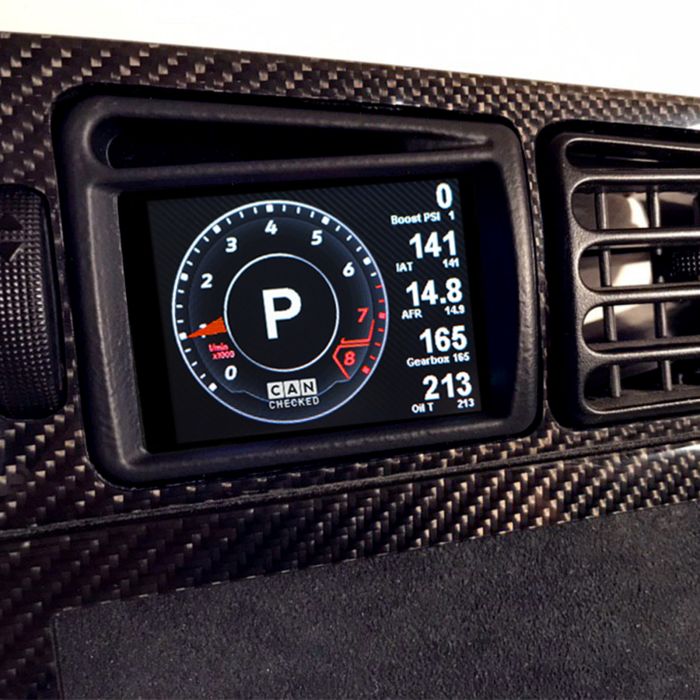 CANchecked MFD28 Gen2 Display for VW Corrado FL LHD 1991-1995