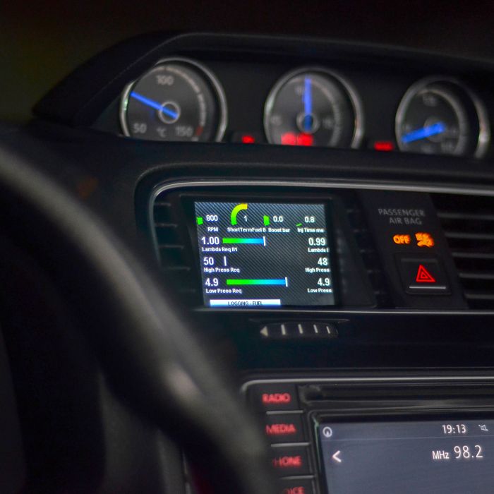 Multifunction Display MFD28 GEN2 CANchecked certified for VW Scirocco MK3 Left Hand Drive.