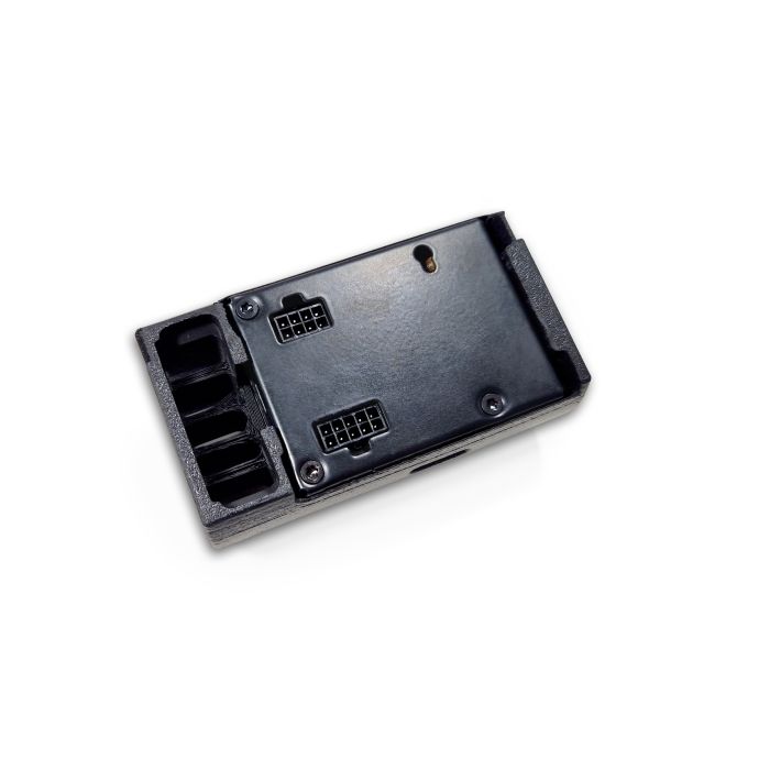 CANchecked MFD28 Gen2 display without A/C for BMW 5 Series E34 left-hand drive (1987-1996).