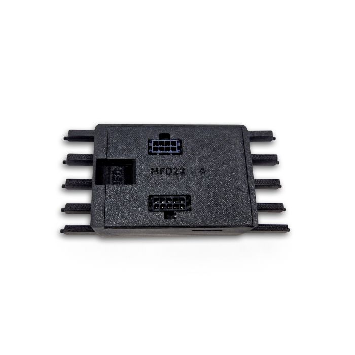 Multifunction Display MFD28 GEN2 with CAN certification for BMW 5 Series E6x E60 E61 with left-hand drive (2003-2006).