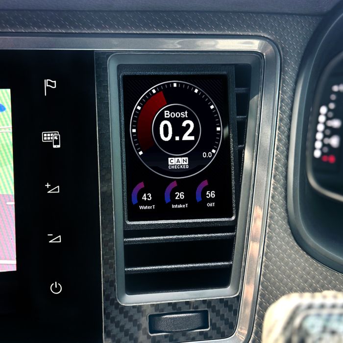CANchecked MFD28 Gen2 Display for Seat Cupra Ateca 5FP with Right Hand Drive