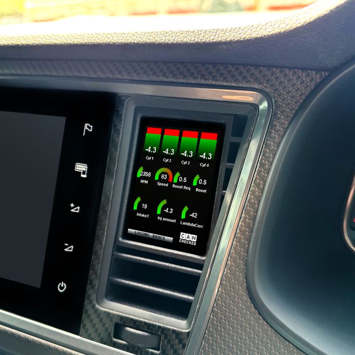 CANchecked MFD28 Gen2 Display for Seat Cupra Ateca 5FP with Right Hand Drive