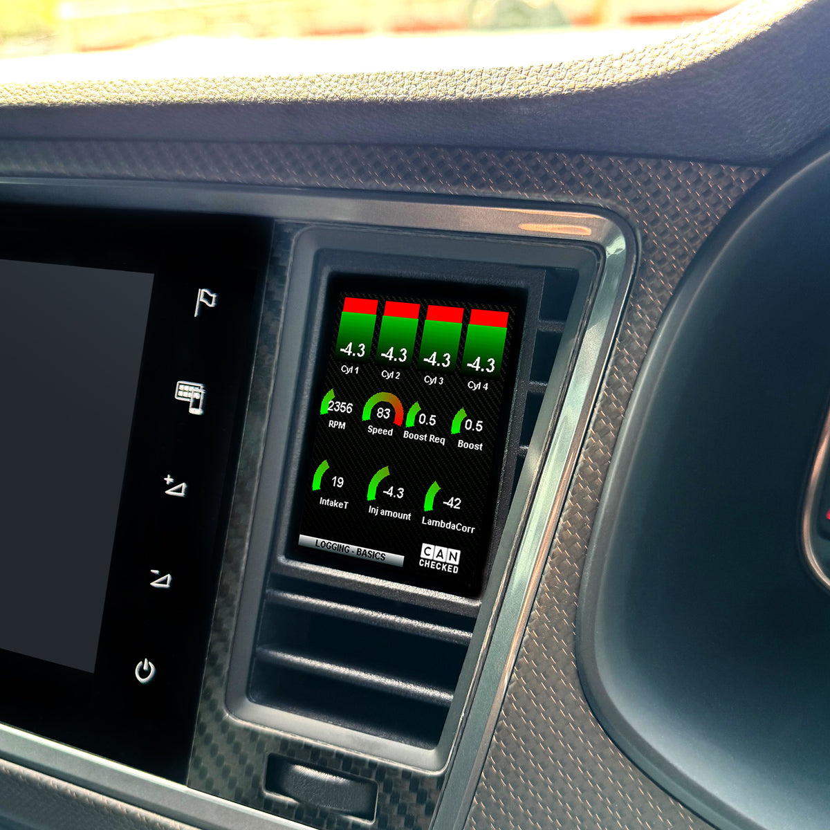 Display CANchecked MFD28 Gen2 para Seat Cupra Ateca 5FP RHD