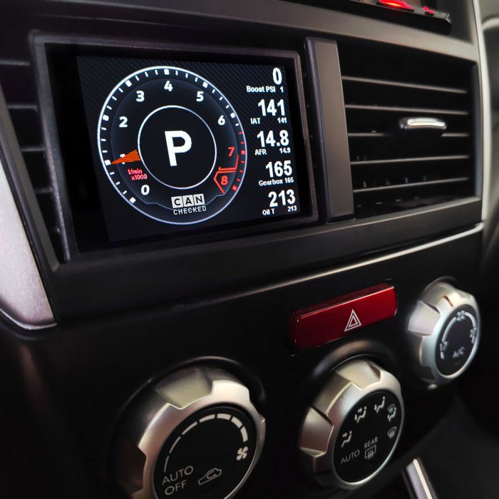 CANchecked Display MFD32 Gen2 for Subaru Impreza GR incl. WRX LHD 2007 - 2014