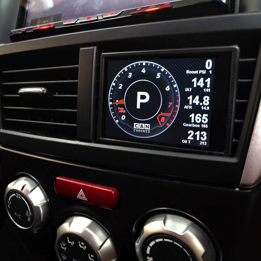 CANchecked MFD32 Gen2 Display for Subaru Impreza GR incl. WRX RHD 2007-2014