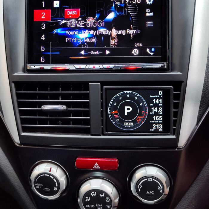 CANchecked MFD32 Gen2 Display for Subaru Impreza GR incl. WRX RHD 2007-2014