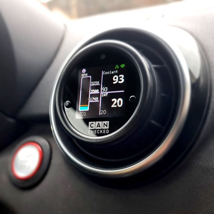 Multifunction Display MFD15 GEN2 with CAN certification for Audi A1 S1 with left/right hand drive (2014-2018).