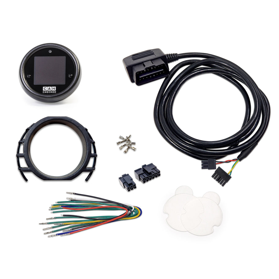 CANchecked MFD15 Gen2 Display for Seat Leon 1P with left/right hand drive.