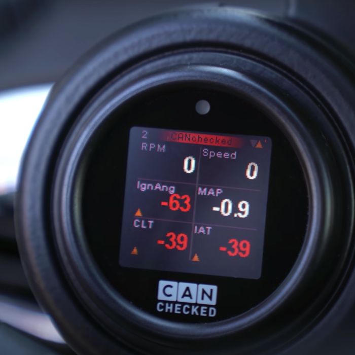 CANchecked MFD15 GEN2 Multifunction Display for Fiat 500 Abarth 595 LHD / RHD Abarth 2012 -