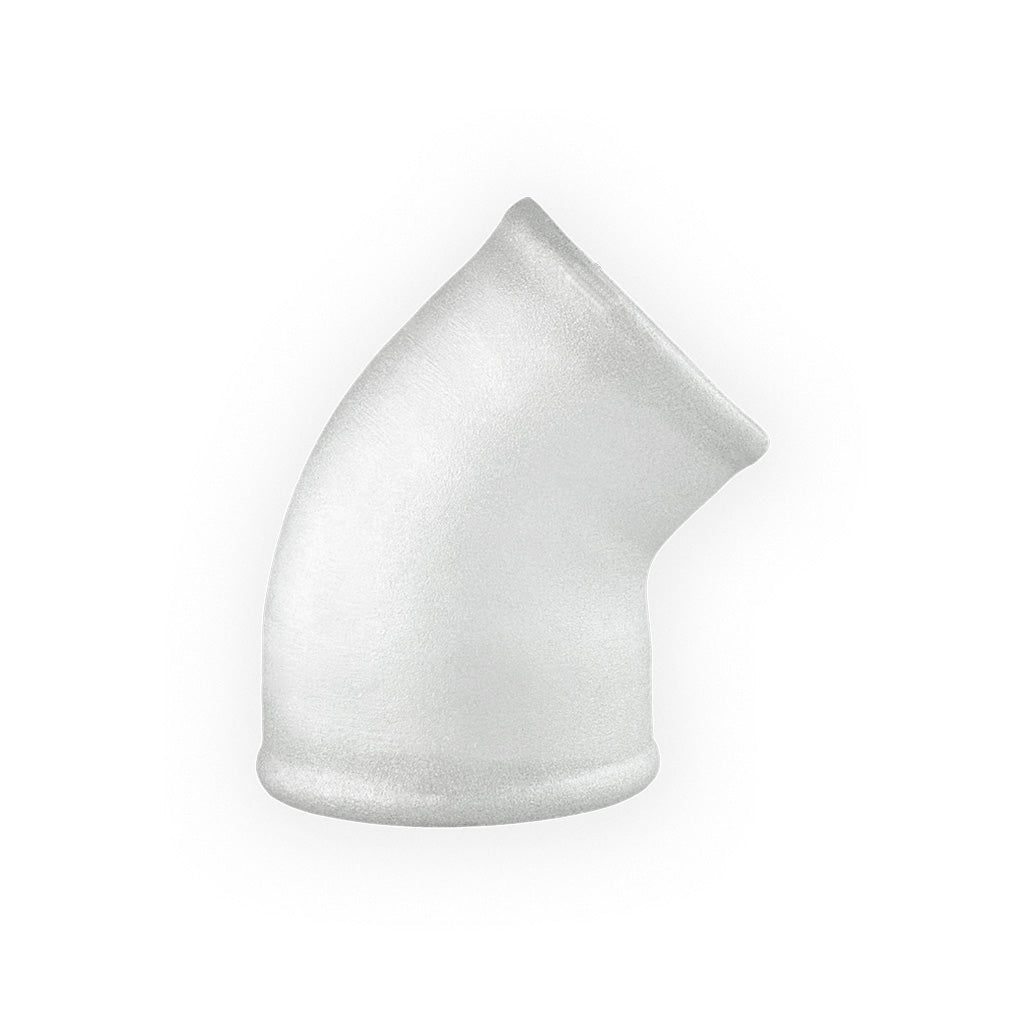 Codo reductor de aluminio fundido FMIC.EU 45' 76/89 mm