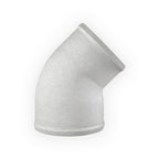 Codo reductor de aluminio fundido FMIC.EU 45' 89/102 mm