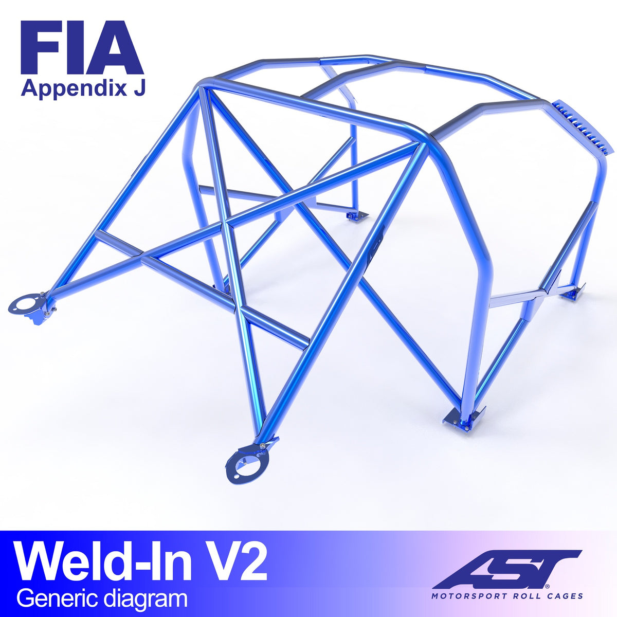 Arco de seguridad Citroën AX (Phase 1/2) Hatchback 3 puertas Weld In V2