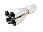 Colector 4-1 de acero inoxidable XForce 7/8" - 2,5"