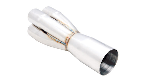 Colector 4-1 de acero inoxidable XForce 2" - 2,5"
