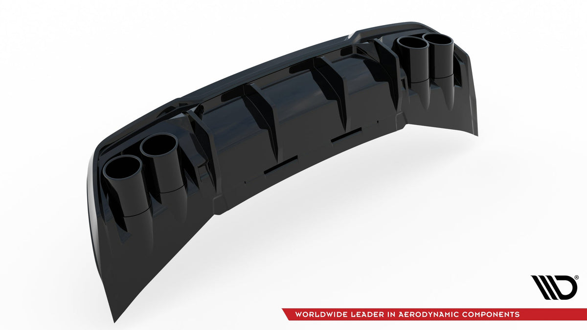 Difusor trasero V.3 + embellecedores de escape para Cupra Formentor Mk1 Facelift