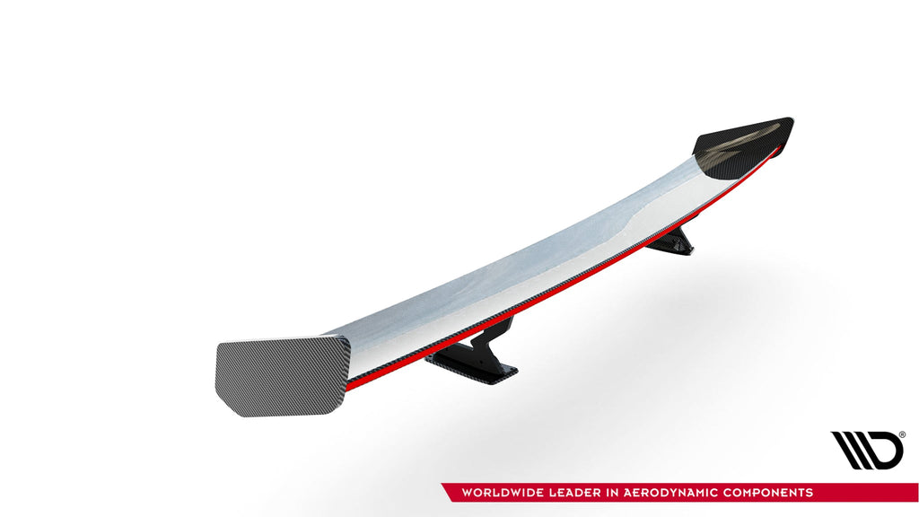 Alerón de carbono con soportes internos + LED para Chevrolet Camaro SS Mk6 Facelift