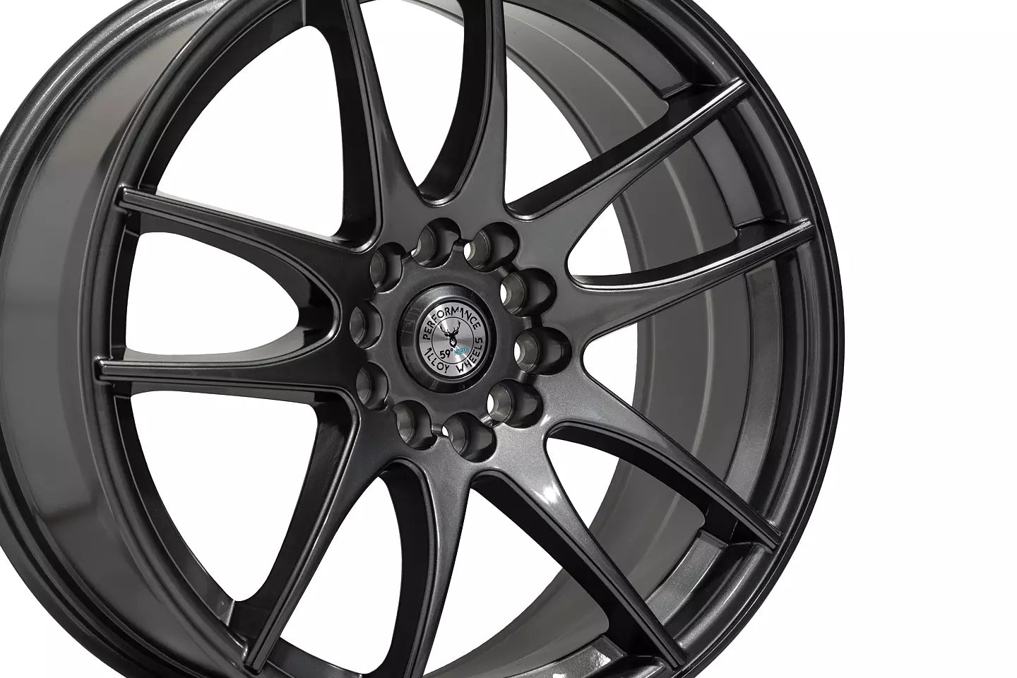 59°North Wheels D-001 8,5x18" ET35 5x114/5x120 Gunmetal
