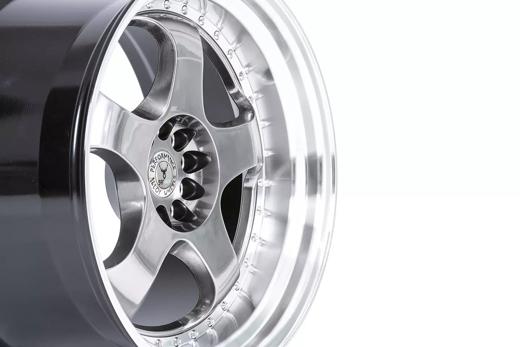59°North Wheels D-002 9.5x18" ET20 5x100/5x108 Hyperblack/Polished