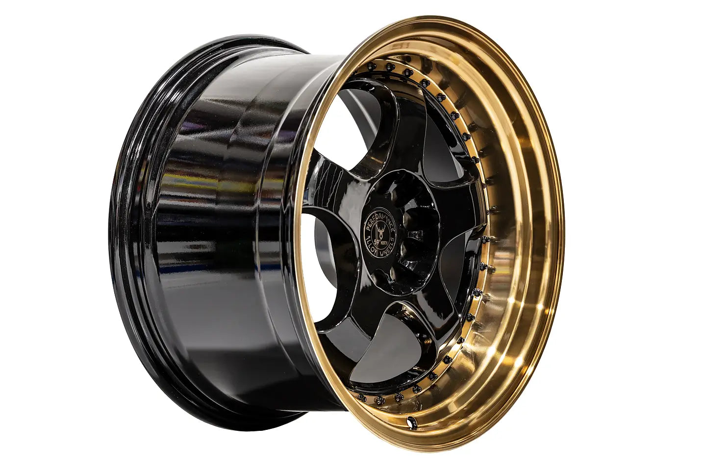 59°North Wheels D-002 10,5x18" ET15 5x114/5x120 Glossblack/bronze lip