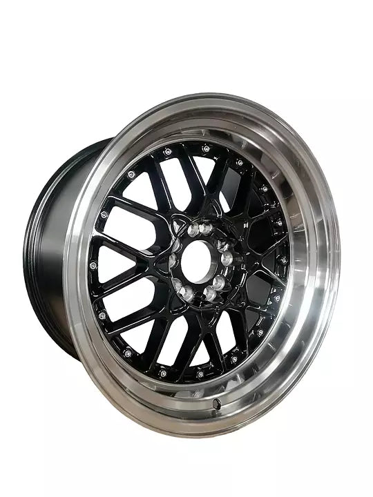 59°North Wheels D-010 9x18" ET25 5x114,3/5x120 Gloss black/polished lip