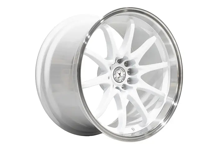 59°North Wheels D-012 10,5x18" ET15 5x114,3/5x120 Gloss white/polished lip