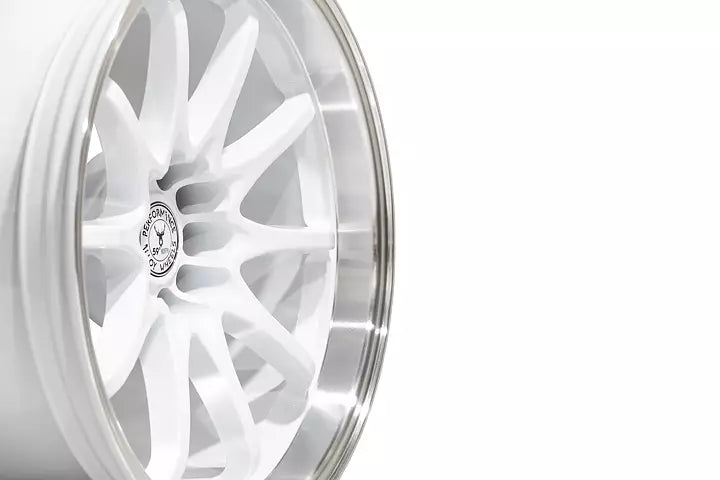 59°North Wheels D-012 10,5x18" ET15 5x114,3/5x120 Gloss white/polished lip