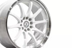 59°North Wheels D-012 8,5x18" ET30 5x114,3/5x120 Gloss white/polished lip