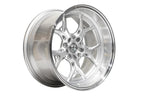 59°North Wheels D-014 9,75x18" ET -5 5x114,3/5x120 brushed silver/polished lip