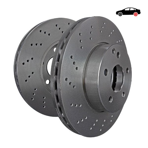 Discos de freno Premium D7450D EBC Brakes para Chevrolet Corvette C6 Grand Sport Corvette C6 Z06