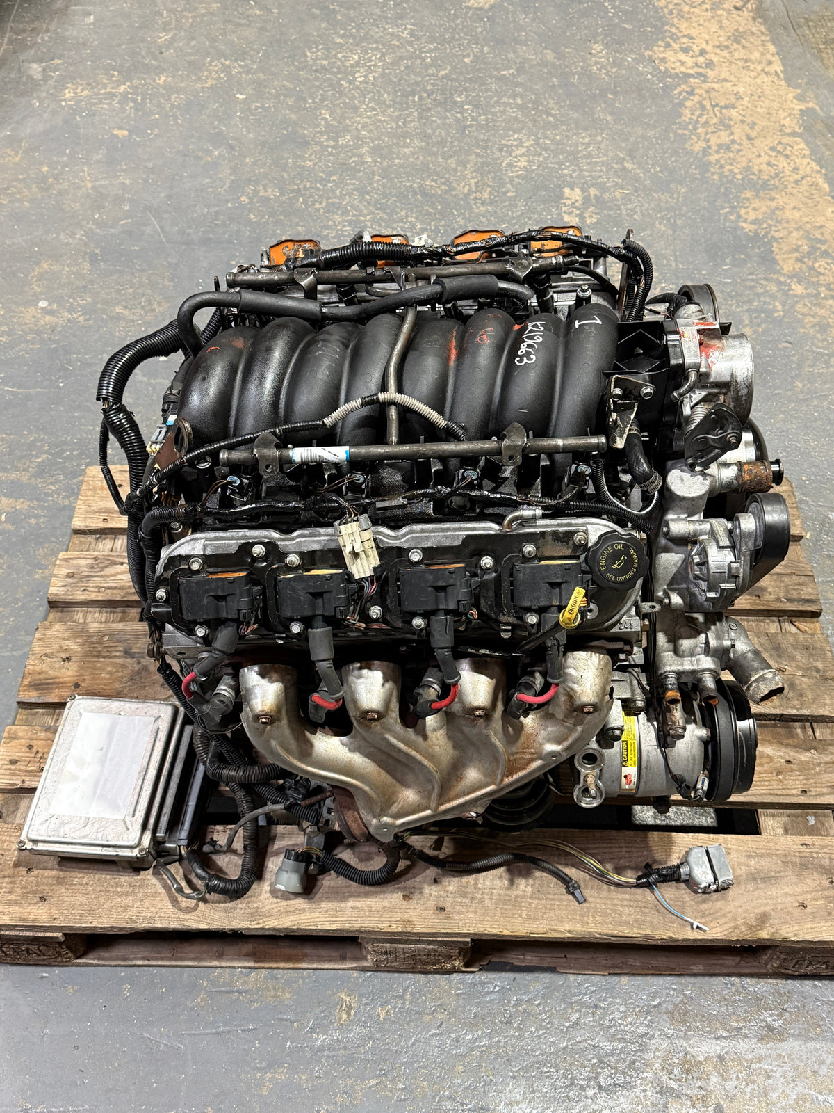 Motor Chevy 5.7L LS1 V8 de aluminio completo para swap