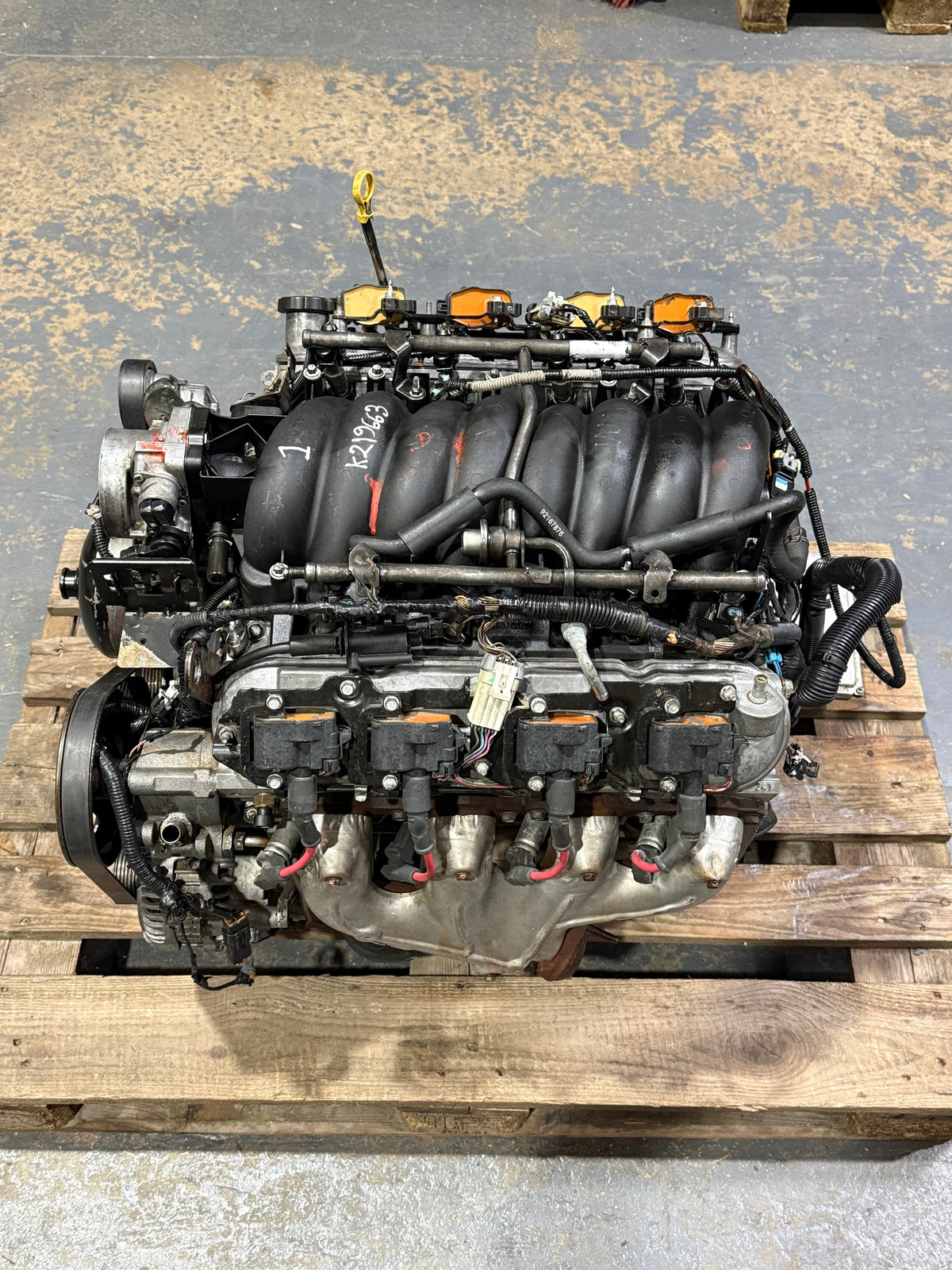 Motor Chevy 5.7L LS1 V8 de aluminio completo para swap