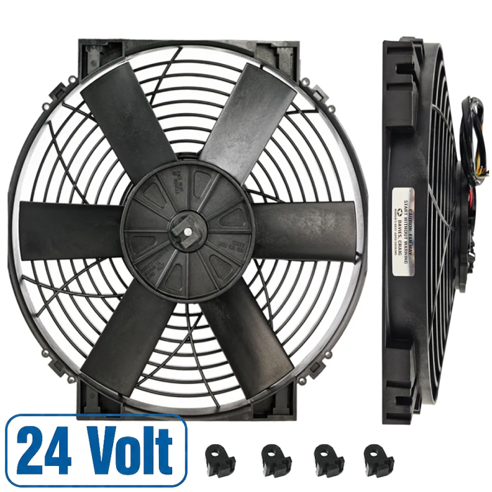 Davies Craig DC0130 14" Brushless High-Power Electric Thermal Fan, 24V.