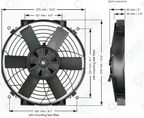 Ventilador eléctrico Davies Craig DC0148 Thermatic 10" Slimline 24V