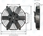 Ventilador eléctrico Davies Craig DC0161 Thermatic 9" 24V