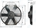 Davies Craig DC0172 Ventilador eléctrico Thermatic 16" 24V