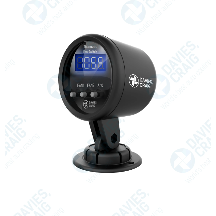 Davies Craig DC0500 Electric Water Pump Switch Kit with Thermal Fan and Digital Gauge
