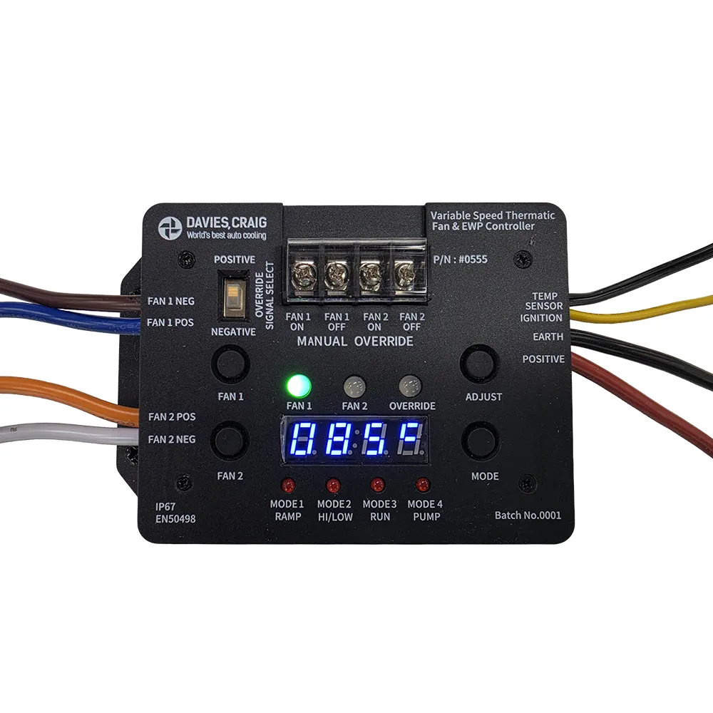 Controlador de velocidad variable Davies Craig DC0550 para ventilador Thermatic sin escobillas y EWP + sensor NPT 1/4"