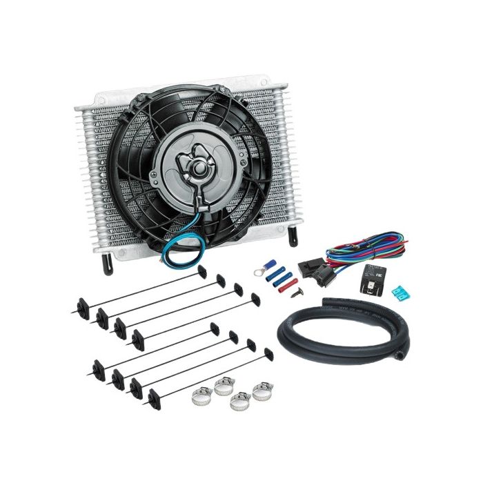 Davies Craig DC699 Transmission Oil Cooler Kit, 23 Plate, 8" Fan, 24V
