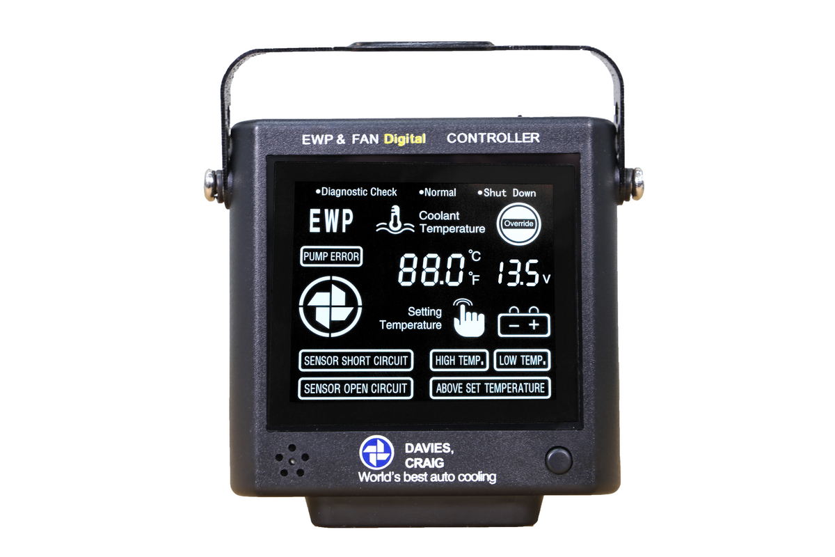 Davies Craig DC8002 Kit de bomba de agua eléctrica EWP y controlador digital de ventilador