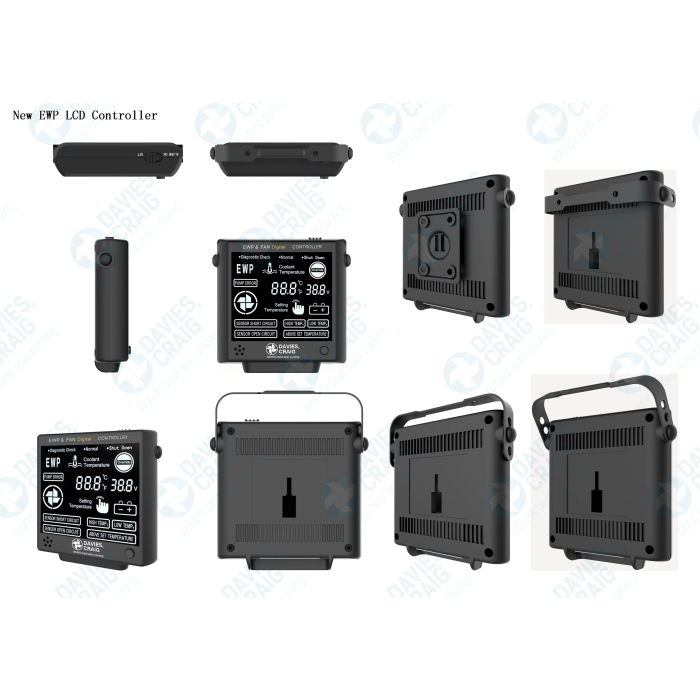 Kit de controlador digital para bomba de agua eléctrica y ventilador Davies Craig DC8002 EWP