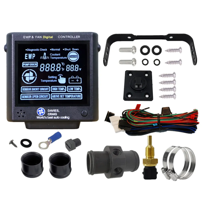 Kit de controlador digital para bomba de agua eléctrica y ventilador Davies Craig DC8002 EWP