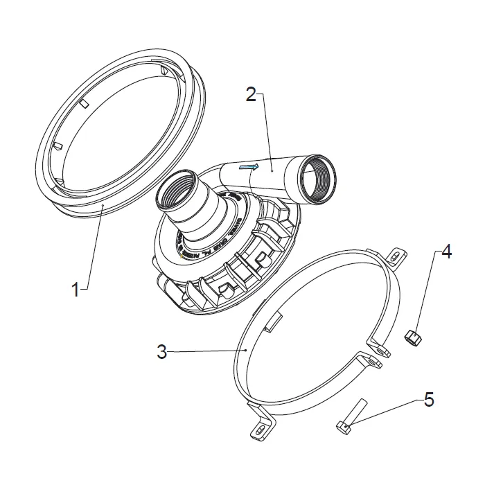 Davies Craig DC8700 electric water pump mounting bracket, compatible with 115, 130 and 150 models.