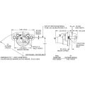 Pinza de freno universal flotante hidráulica doble Wilwood 120-9234 DH4 de 1 pistón
