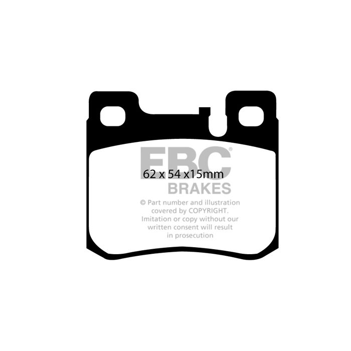 Pastillas de freno DP1026 ULTIMAX2 EBC para Mercedes-Benz SLK R170 SLK230K 190 W201 W124 260 E W124 280 E W124 300 E W124 300 CE Clase C W202 C280 Clase E W124 E280 Clase E W124 E300 4Matic