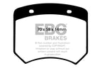 DP5102NDX Pastillas de freno BLUESTUFF NDX EBC Brakes para Austin Mini LIGHT CAR COMPANY Rocket Morris Mini UNIPOWER Unipower GT CATERHAM C21 JPE Lotus Carlton MORGAN Aero 8 Opel Omega Lotus TVR Cerbera VAUXHALL Carlton Lotus Mini Cooper S Mini 1275