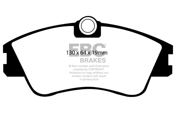 DP1030 Pastillas de freno ULTIMAX2 EBC Brakes para Volkswagen Caravelle Volkswagen COMMERCIAL Transporter Kombi/Camper T4