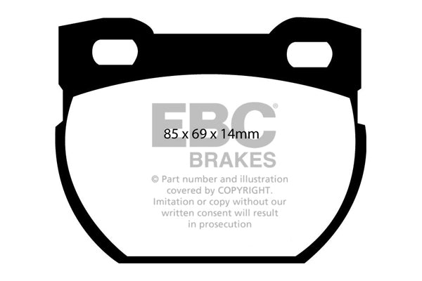 DP51033NDX Pastillas de freno BLUESTUFF NDX EBC Brakes para Land Rover Defender 110/13